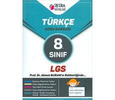 Türkçe 8.Sınıf LGS Soru Bankası Tetra Yayınları