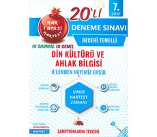 Nartest 7.Sınıf Din Kültürü 20li Deneme Sınavı