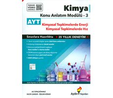 AYT Kimya Konu Anlatım Modülü 3 (Kimyasal Tepkimelerde Enerji-Hız) Aydın Yayınları