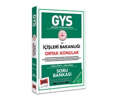 Yargı GYS İçişleri Bakanlığı Ortak Konular Konu Özetli Soru Bankası