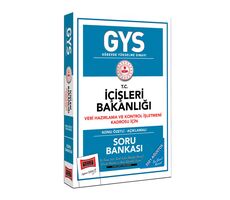 Yargı GYS İçişleri Bakanlığı Veri Hazırlama ve Kontrol İşletmeni Kadrosu İçin Soru Bankası