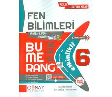 6.Sınıf Fen Bilimleri Bumerang Soru Bankası Etkinlikli Günay Yayınları