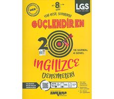 8.Sınıf Güçlendiren İngilizce 12 Deneme Ankara Yayıncılık