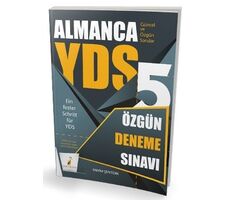 YDS Almanca Özgün 5 Deneme Sınavı - Rahim Şentürk - Pelikan Tıp Teknik Yayıncılık