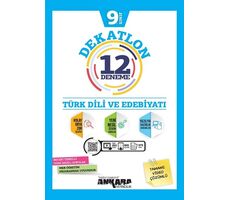 9. Sınıf Türk Dili ve Edebiyatı Dekatlon 12 Deneme Ankara Yayıncılık