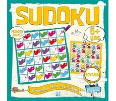 Çocuklar İçin Sudoku Boyama (5+ Yaş) - Kolektif - Dokuz Çocuk