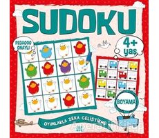Çocuklar İçin Sudoku Boyama (4+ Yaş) - Kolektif - Dokuz Çocuk