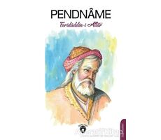 Pendname - Feridüddin-i Attar - Dorlion Yayınları