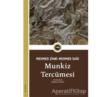 Munkiz Tercümesi - Mehmed Said - Vakıfbank Kültür Yayınları