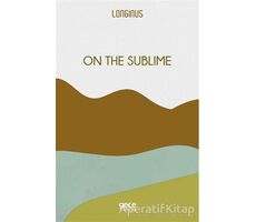 On The Sublime - Longinus - Gece Kitaplığı