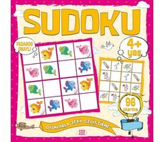 Çocuklar İçin Sudoku Çıkartmalı (4+ Yaş) - Kolektif - Dokuz Çocuk