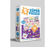 2 Süper Puzzle - Renkler ve Şekiller 2+ Yaş - 0-6 Yaş Yayınları