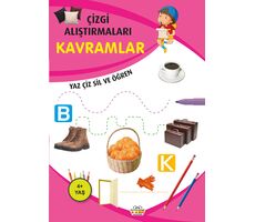 Kavramlar - Çizgi Alıştırmaları - Emine Ulusoy - 0-6 Yaş Yayınları