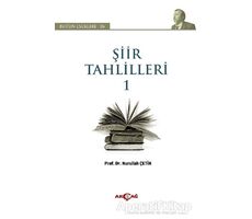 Şiir Tahlilleri 1 - Nurullah Çetin - Akçağ Yayınları