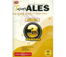 2021 ALES Süper 3 Deneme - Kolektif - Tasarı Eğitim Yayınları