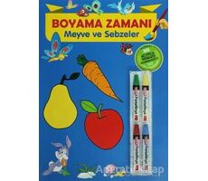 Boyama Zamanı: Meyve ve Sebzeler - Kolektif - Parıltı Yayınları