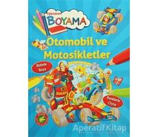 Eğlendiren Boyama - Otomobil ve Motosikletler - Kolektif - Parıltı Yayınları