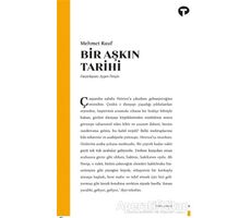 Bir Aşkın Tarihi - Mehmet Rauf - Turkuvaz Kitap