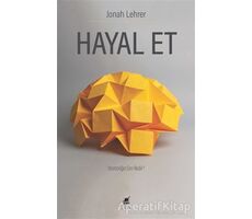 Hayal Et - Jonah Lehrer - Ayrıntı Yayınları