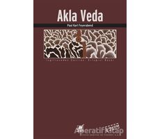 Akla Veda - Paul Feyerabend - Ayrıntı Yayınları
