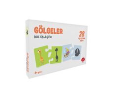 Gölgeler - Bul Eşleştir 28 Kart (3+ Yaş) Mikado Yayınları