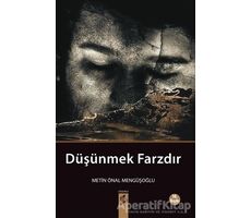 Düşünmek Farzdır - Metin Önal Mengüşoğlu - Okur Kitaplığı