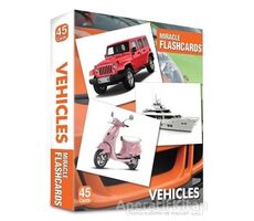 Miracle Flashcards - Vehicles Box 45 Cards - Kolektif - MK Publications