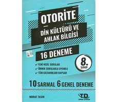 8.Sınıf Din Kültürü Otorite 12 Deneme Tandem Yayınları