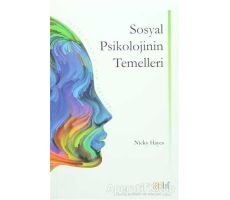 Sosyal Psikolojinin Temelleri - Nicky Hayes - Atıf Yayınları
