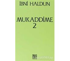 Mukaddime Cilt: 2 - İbn-i Haldun - Onur Yayınları