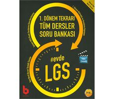 LGS 1. Dönem Tekrarı Tüm Dersler Soru Bankası - Kolektif - Basamak Yayınları