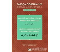 Farsça Öğrenim Seti / Çözümlü Farsça Metinler -3 / Seviye-Orta - Kolektif - Say Yayınları