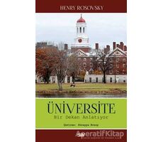 Üniversite - Henry Rosovsky - Say Yayınları