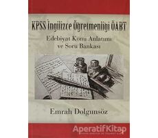 KPSS İngilizce Öğretmenliği ÖABT Edebiyat Konu Anlatımı ve Soru Bankası