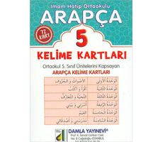 Arapça Kelime Kartları 5 Damla Yayınevi