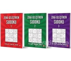 Zeka Geliştiren Sudoku Seti (3 Kitap Takım) - Ramazan Oktay - Beyaz Balina Yayınları