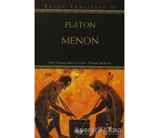 Menon - Bütün Yapıtları 11 - Platon (Eflatun) - Say Yayınları