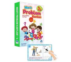 4. Sınıf Problem Kartları - Yaz Sil Kalemli - Refik Çapar - Martı Çocuk Yayınları