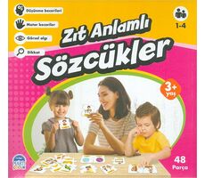 Zıt Anlamlı Sözcükler - Eğitici Yapboz - Kolektif - Martı Çocuk Yayınları