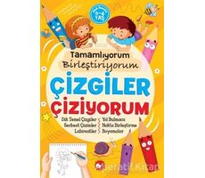 Tamamlıyorum Birleştiriyorum - Çizgiler Çiziyorum - Tuba Öztürk - Beyaz Balina Yayınları