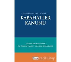 Kabahatler Kanunu - Gülfem Pamuk - Beta Yayınevi