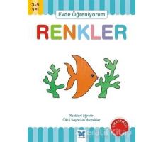 Evde Öğreniyorum - Renkler - Jenny Ackland - Mavi Kelebek Yayınları