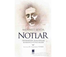 Notlar - Mehmet Seyda - Bilge Kültür Sanat