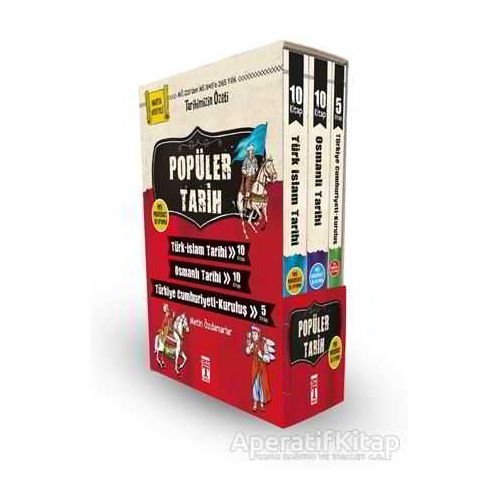 Popüler Tarih (25 Kitap Takım) - Metin Özdamarlar - Genç Timaş