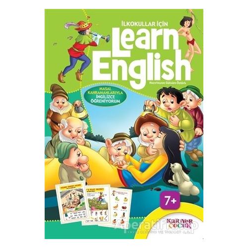 İlkokullar İçin Learn English (Yeşil) - Kolektif - Kariyer Yayınları