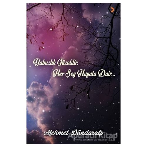 Yalnızlık Güzeldir Her Şey Hayata Dair - Mehmet Dündaralp - Cinius Yayınları