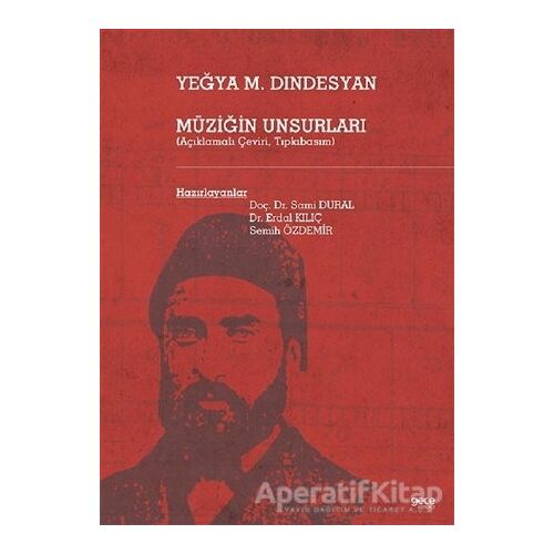 Müziğin Unsurları - Yeğya M. Dindesyan - Gece Kitaplığı