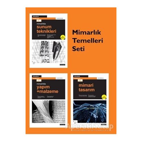 Mimarlık Temelleri Seti (3 Kitap Kutulu) - Jane Anderson - Literatür Yayıncılık