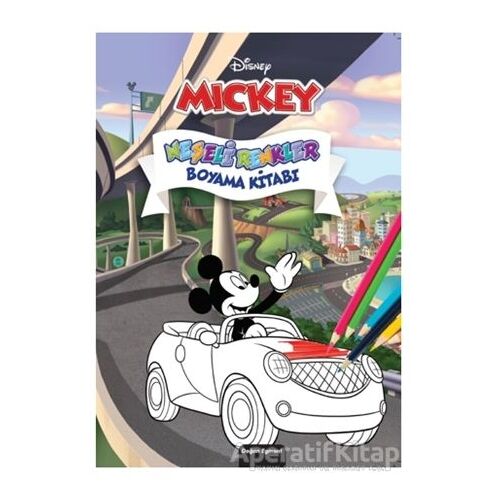 Disney Mickey Neşeli Renkler Boyama Kitabı - Kolektif - Doğan Egmont Yayıncılık