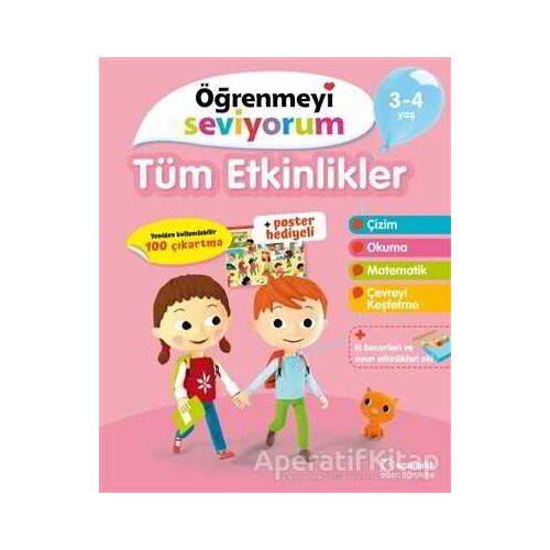 Tüm Etkinlikler - Öğrenmeyi Seviyorum 3-4 Yaş - Kolektif - Uçanbalık Yayıncılık